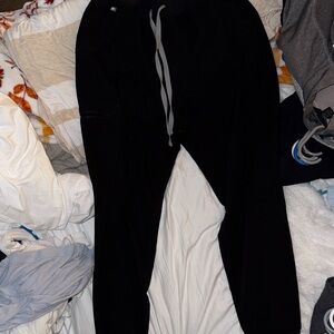 Figs Black Jogger Pants